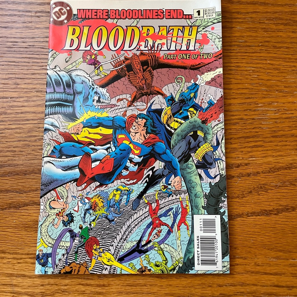 DC Comics Bloodbath Issue Part 1 of 2 1993